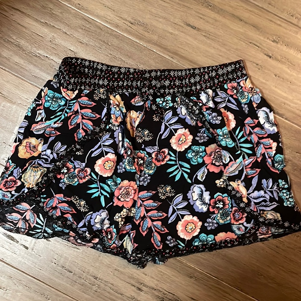 Girl’s Floral Print Skort